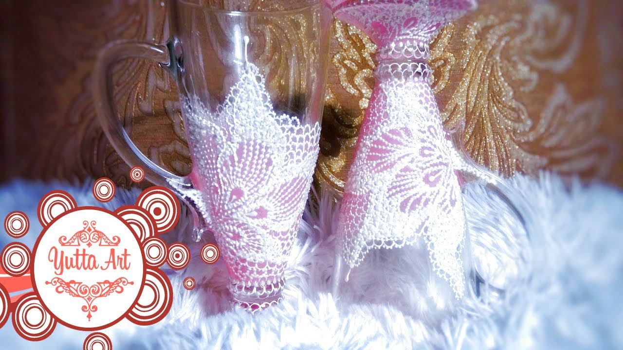 Точечная роспись по стеклу для начинающих. Мастер-класс по точечной росписи.