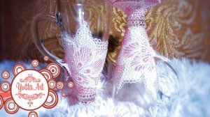 Точечная роспись по стеклу для начинающих. Мастер-класс по точечной росписи.