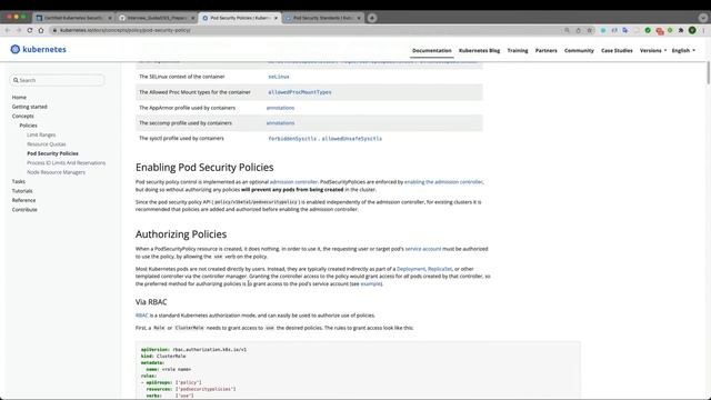 Kubernetes Security - Pod Security Policies (PodSecurityPolicy) - 11