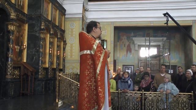 Проповедь иерея Константина Корепанова на Божественной литургии в Неделю 5-ю по Пасхе 14.05.23 смотреть онлайн