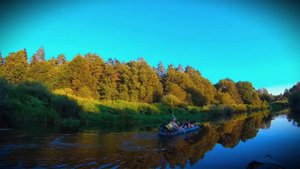 Сплав с ночёвкой. река Преголя. Калининградская область.