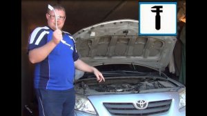Замена направляющей масляного щупа в Toyota Corolla