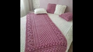 Обзор вязанного комплекта "Цветущая сирень" из пряжи Ализе Пуффи