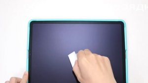 Правильно приклеить стекло на экран планшета iPad Pro способ наклеить защитное закаленное стекло