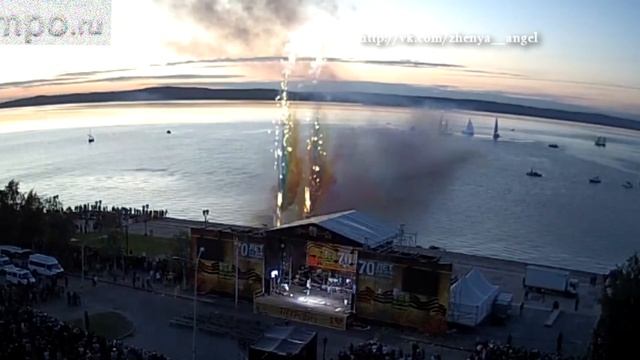 День города Петрозаводск 2014 год Салют На Набережной смотреть онлайн
