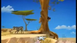 Прикольный мультик про льва и зебру