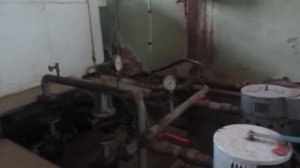 Нагрев воды на заводе.