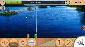 Игра Реальная рыбалка ловля леща и карпа на локации лесное озеро, рыб.хоз!!!