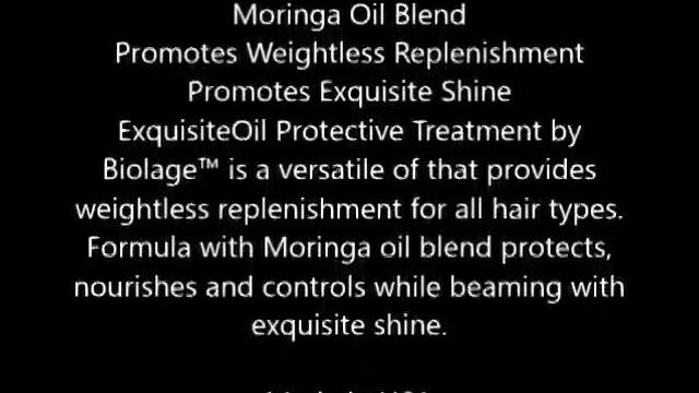 Biolage by Matrix Exquisite Oil Protective смотреть онлайн