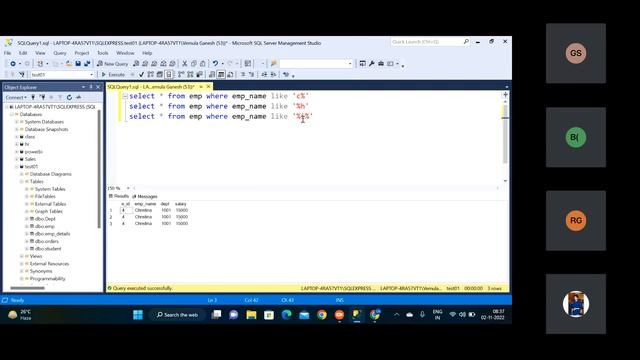 sql server class-04 #sql #sqlserver #microsoft #microsoftsqlserver #tsql