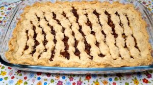 Пирог с финиковой начинкой. Нежное тесто и вкуснейшая начинка из фиников и орехов. Без сахара.
