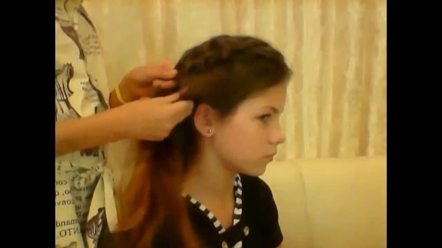Вариант повседневной косы номер 1 смотреть онлайн