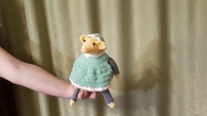 Игрушка вязаная "Крыска"
