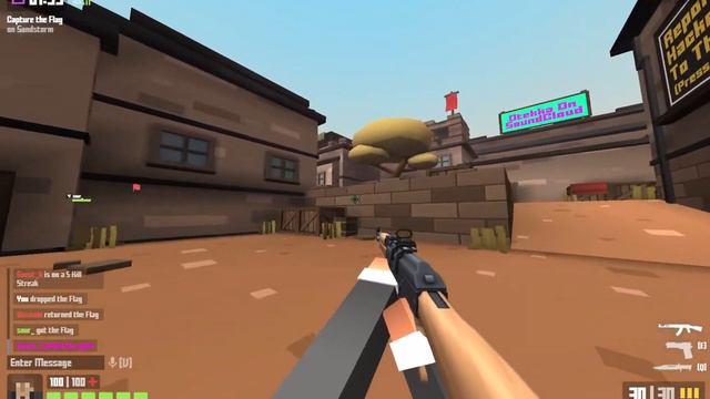 KRUNKER.IO - CAPTURE THE FLAG Mode - Online Browser FPS смотреть онлайн