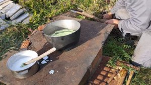 Изготовление и применение ИСО (известково серного отвара) на винограде