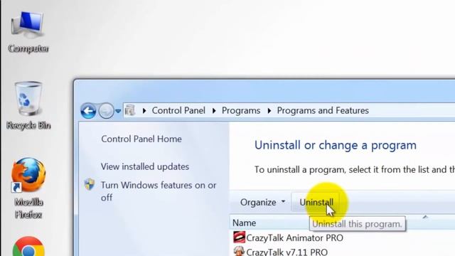 How to Uninstall Google Chrome On Windows 7 смотреть онлайн