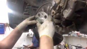 w211. Замена ступицы ( ошибки : ABS,ESP)