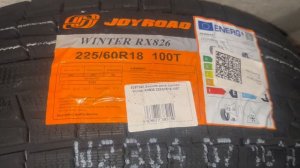 Распаковка — Зимняя шина Joyroad Winter RX826