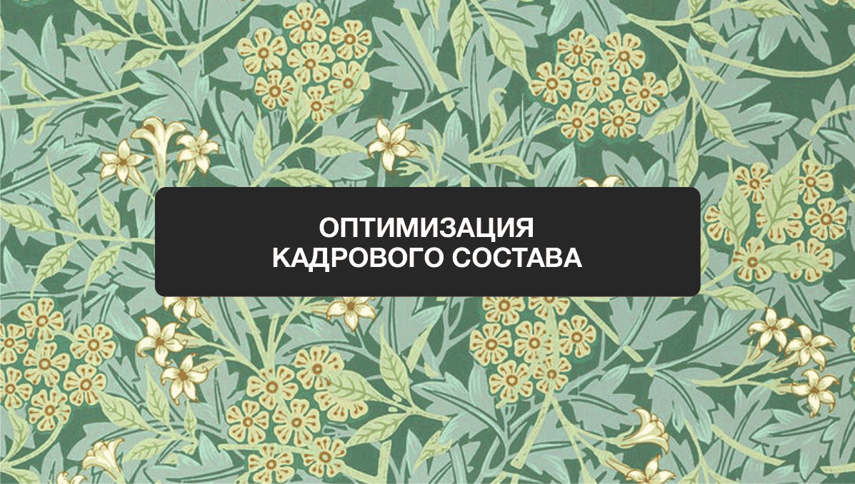 Анонс вебинара: "Оптимизация кадрового состава"