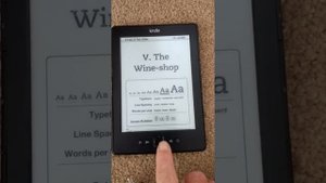 How to change the font size on a 4th generation Kindle