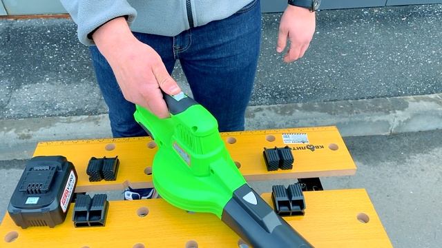Воздуходувка, которая всегда под рукой. Аккумуляторная воздуходувка REDVERG RD-B18/U