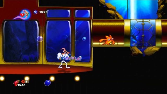 Earthworm Jim I. 05. Down the tubes