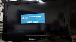 SAMSUNG TV HARD RESET