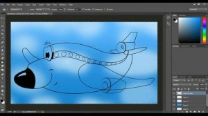 Airplane in Adobe Photoshop | Speed Art