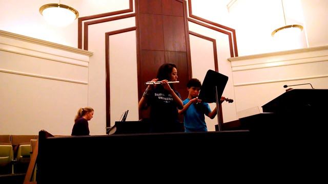 Be Still My Soul - violin and flute duet смотреть онлайн