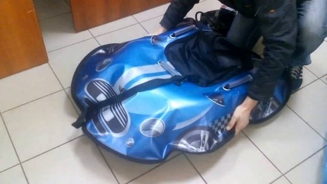 Как надуть тюбинг (ватрушку) смотреть онлайн