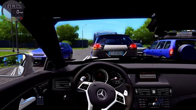 City Car Driving 1.5.4 Mercedes-Benz CLS63 AMG 2012 - G27 HD [1080p][60fps] смотреть онлайн