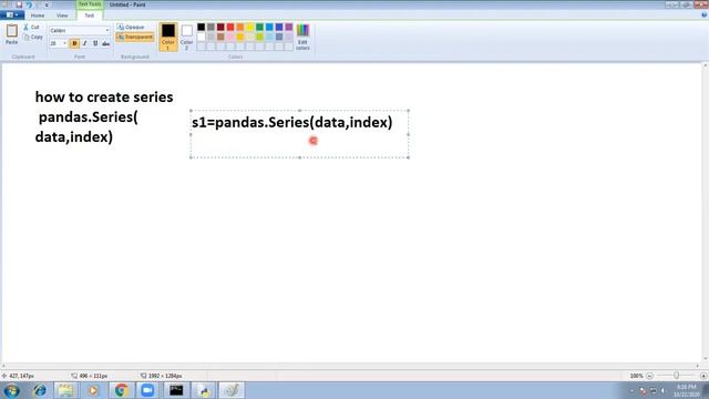 Pythan pandas in script mode programing| pandas part1|pandas programs with out any IDE