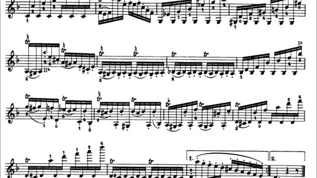 Niccolò Paganini - Caprice for Solo Violin Op. 1 No. 22 Sheet Music