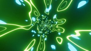 VJ LOOP NEON Green Teal Metallic Abstract Background Video Simple Lines Pattern 4k Screensaver