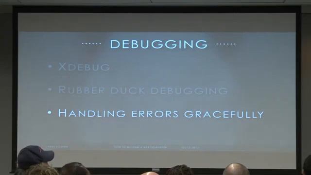 Unedited version - Boston PHP December Meetup "How to Become a Web Developer by Larry Ullman"