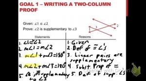 More Two-Column Proofs