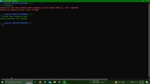 How to fix System has not been booted with systemd as init system (PID 1). Can't operate.
