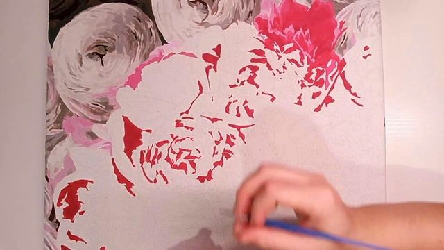 Картина по номерам пионы смотреть онлайн