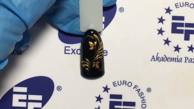 Хохлома на ногтях. Дизайн ногтей. Роспись гель лаком. Роспись ногтей смотреть онлайн