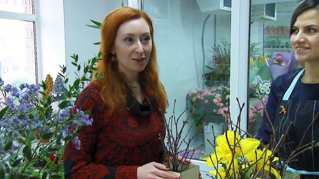 Весенний мастер-класс по изготовлению цветочной композиции к 8 марта. смотреть онлайн