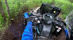 Много воды. Покатушка на квадроциклах CFMOTO cforce 800, BRP renegade xmr.