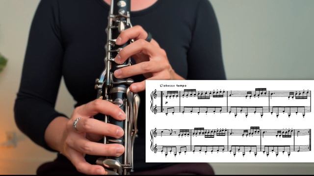 L'stesso Tempo, Part 1 | Rubank Advanced Method for Clarinet