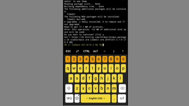 How to Install MYSQL in phone very easily || problem solved