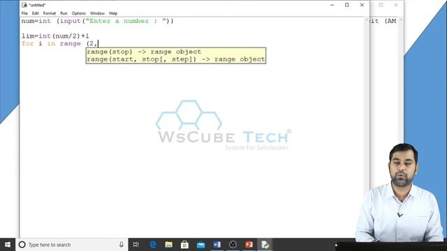 Python Program to Check Prime Number | Program to Read a Number & Print if it is a Prime number #27 смотреть онлайн