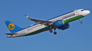 Забыл убрать шасси. Узбекский A320 Neo улетел с выпущенными шасси. Узбекистон Хаво Йуллари.