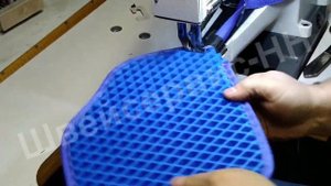 Окантовка изделий ЭВА ковриков на рукавной машине 62681LG