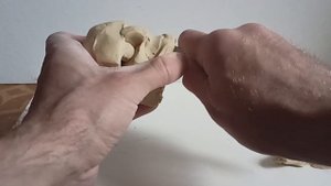 как собрать череп из пластилина за 15 минут ???