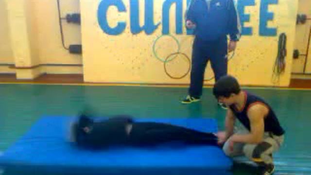 Поднятие туловища за 30 сек Крючкова Кристина смотреть онлайн