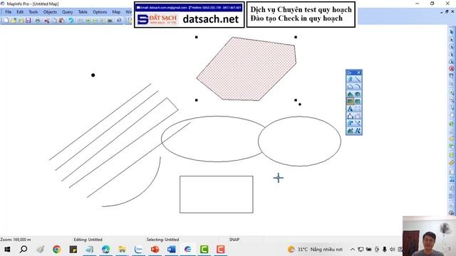 ? Bài II.17_Giới Thiệu Chức Năng Thanh DRAWING Trong Mapinfo 15.8