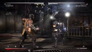 Mortal Kombat X Scorpion VS Jacqui Briggs